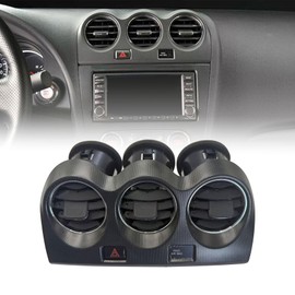BABERGOU A/C Center Dash Outlet Panel Compatible with Nissan Altima 2007-2012 AC Air Vents Replace 68750-JA00A E771-5111E100
