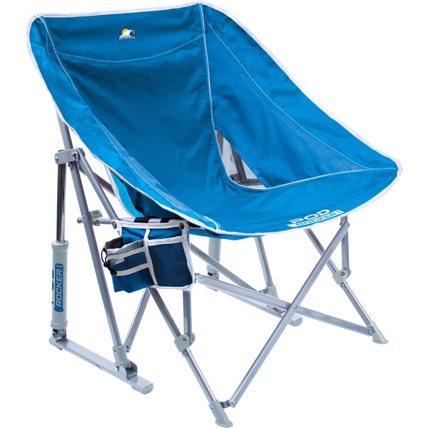 GCI Outdoor Waterside Pod Rocker Folding Beach Chair & Portable Rocking Chair