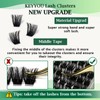 Lash Clusters 96pcs Individual Lashes D Curl 14mm Eyelash Clusters