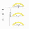 LED Kitchen Light Sensor Set Under-Unit Light Kitchen Lamp Under-Unit