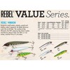 Rebel Tracdown Minnow Fishing Lure - Bass , 2 1/2