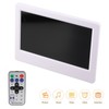 Digital Photo Frame White 7in IPS Screen 1024x600 HD Electronic