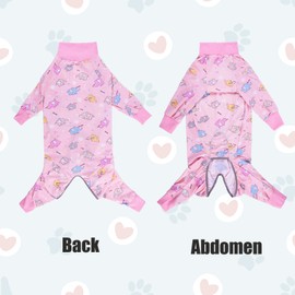 Yeapeeto Soft Dog Recovery Suit - Neuter Shirt Alternatives, Prevent Licking; Medium & Large Sizes(Elephant, 5XL)