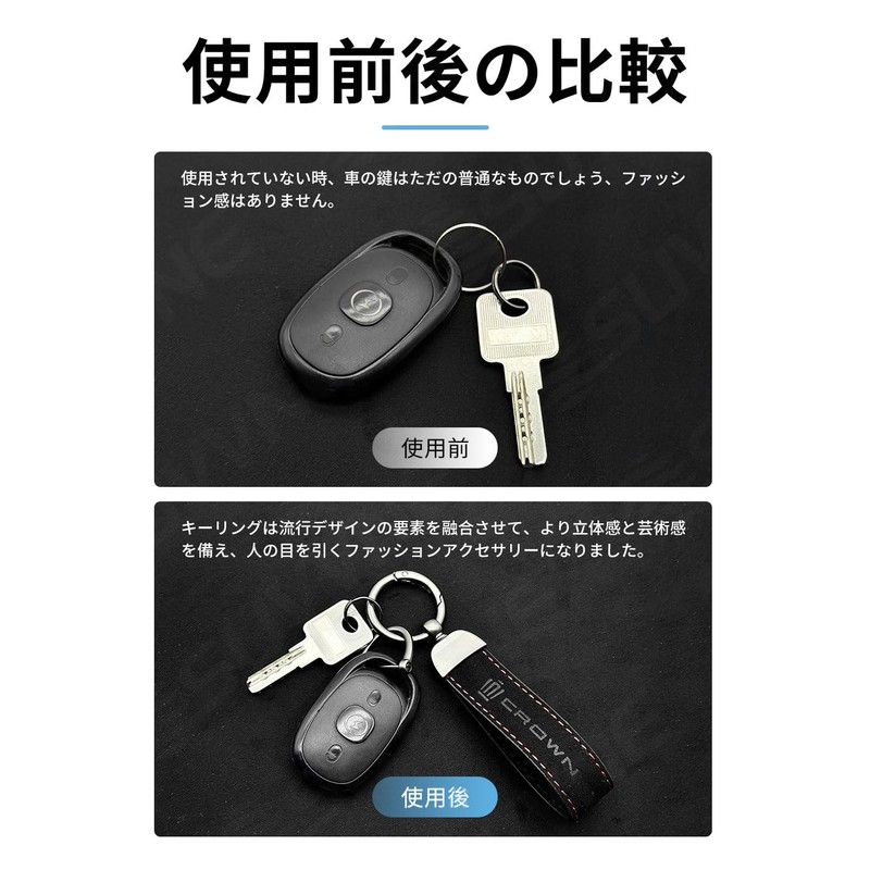 SUVVNE Toyota New Crown 35 Series Key Chain Car CROWN