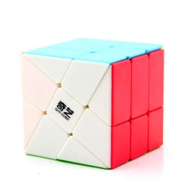 CuberSpeed QY Toys Windmill 3x3 stickereless Magic Cube Wheel Fenghuolun 3x3x3 Speed Cube Puzzle