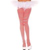 Striped Red and White Tights