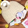 Frienda Straw Tote Bag Summer Beach Bag Handmade Straw Rattan