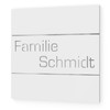 Graviers Design Door Sign Made of V2A Stainless Steel 230