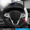 Carbon Fiber Steering Wheel Cover, Non-Slip and Sweat Absorbent, 15"