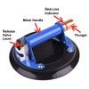 IMT 8" Glass Suction Cup Vacuum Glass Lifter with Metal