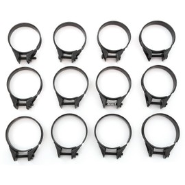 12 Pack Motorcycle Carburetor Clamps 42mm - 47mm 95018-44250 Fits Honda CB500 CB550 Super Sport