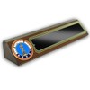 Customizable Army National Guard Desk Block Genuine Walnut, includes Personalization