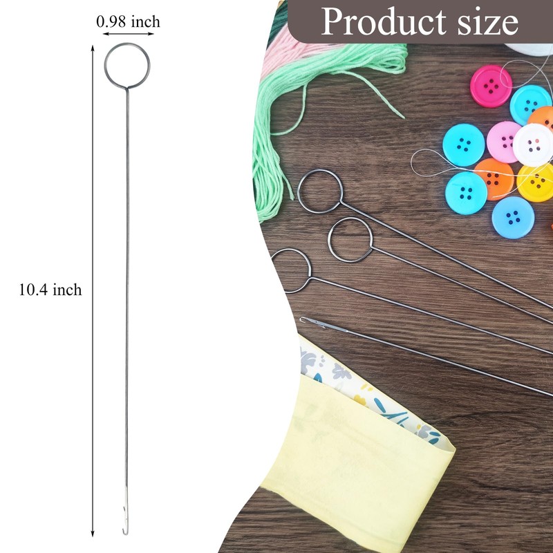 4 Pcs Point Loop Turner Sewing Tool, Tongue Crochet Tool