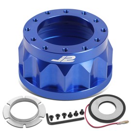 J2 Engineering Blue J2-HUB-OH90-BL 2" 6-Bolt Aluminum Steering Wheel Hub Adapter 88-93 Civic CRX Integra