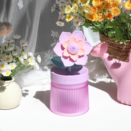 Gardenia Small Humidifier for Plant, Cool Mist Mini Humidifiers for Bedroom, Desk Personal Humidifiers with Diffuser for Indoor Office Car, Portable Humidifier for Travel - Purple 260ml