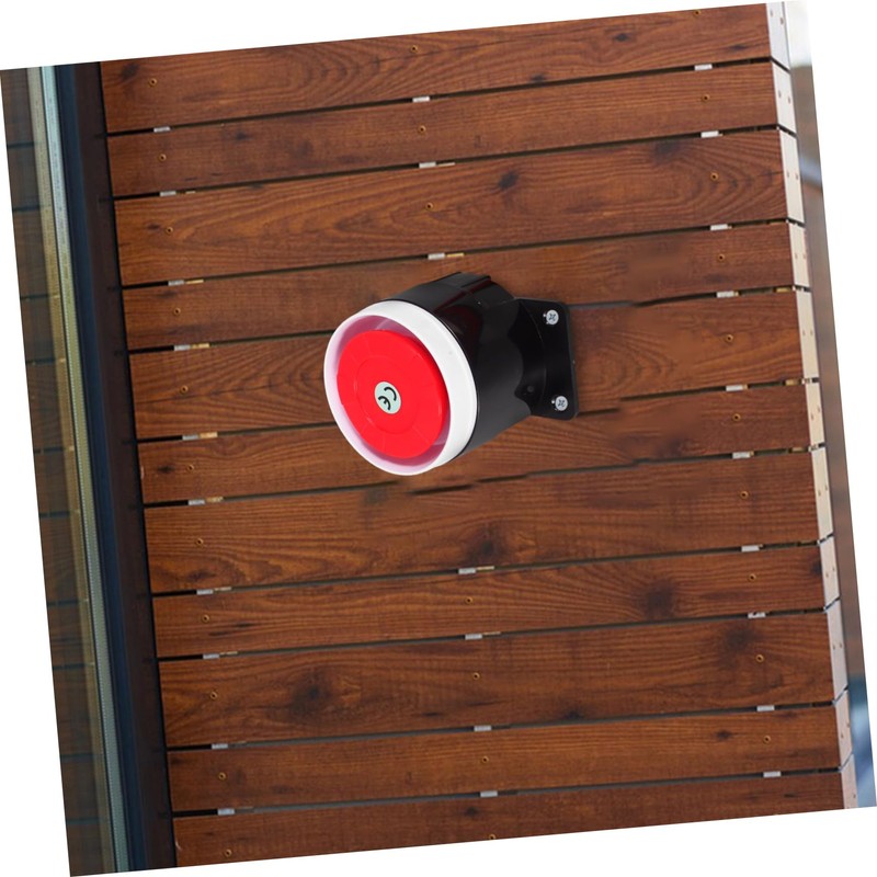 Operitacx Home Security Mini Alarm Horn Wired Siren for Theft