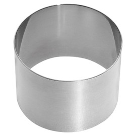 Westmark" Round Dessert/Food Forms, Stainless Steel Silver, 7.5 x 7.5 x 5.5 cm
