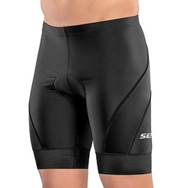 SLS3 Triathlon Shorts Men 8" | Tri Shorts for Men | Tri Shorts Men | Tri-Shorts FX Z (Solid Black, S)