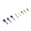 1000Pcs Wire Ferrules Terminals Kit Brass PP Ferrules Crimping Kits