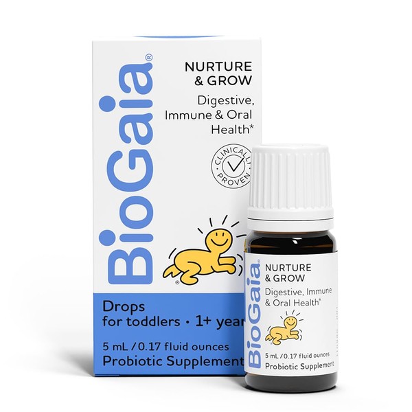 BioGaia Nurture & Grow Toddler Probiotic | Ages 1+ |