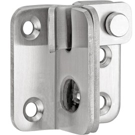 ZiYuya Flip Latch Gate Latches Slide Bolt Latch Safety Door Lock Catch for Barn Cabinet Garden Bathroom Garage Window Sliding Door Shed Lock (Silver - Right Open, L 62 * 56MM)