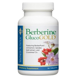Dr. Whitaker Berberine GlucoGold, 500 mg per capsule, 90 Tablets