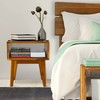 Acacia Serena Nightstand/End Table Solid Wood Bed Side Table for