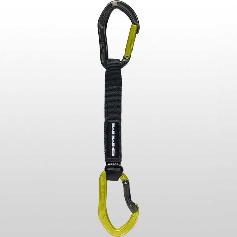 DMM Alpha Sport Quickdraw - Titanium/Lime 25cm - 6 Pack