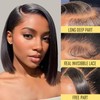 spca Bob Wig Human Hair 13x4 HD Lace Front Glueless