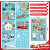 Pack of 194 Christmas Window Stickers, 10 Sheets Christmas Decoration