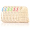 6 bolsas de jabón de sisal natural, bolsas de jabón