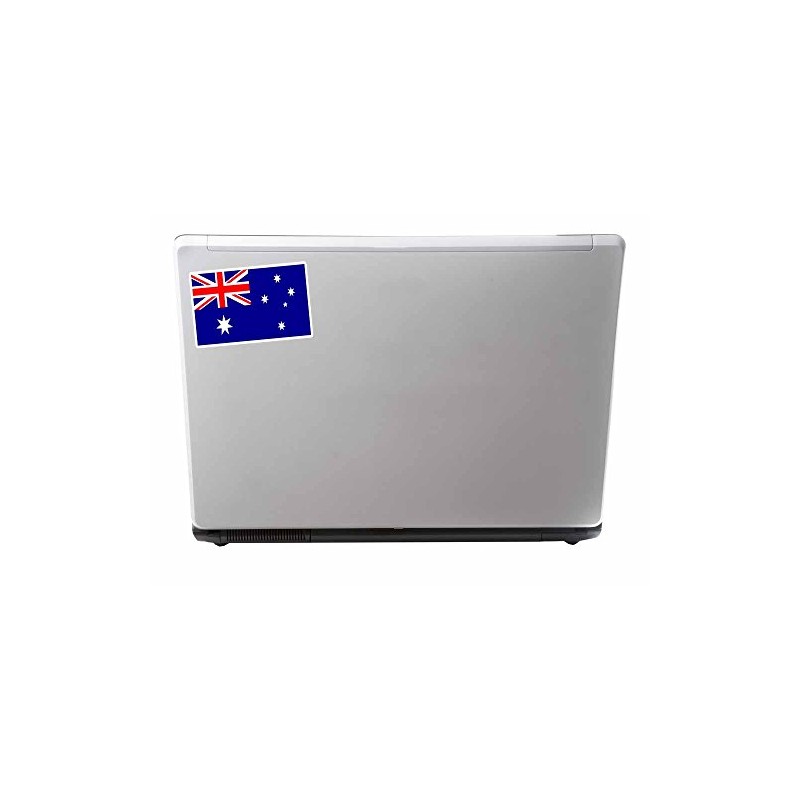 2 x 10cm Australia Australian Flag Vinyl Sticker Laptop Car