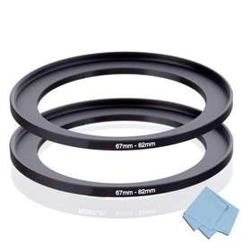 KOMET 2 x 67mm-82mm Lens to 82mm Filter Step Up Ring