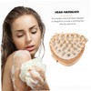 OHPHCALL Manual Wooden Neck Massager Brush for Cellulite Relief Neck