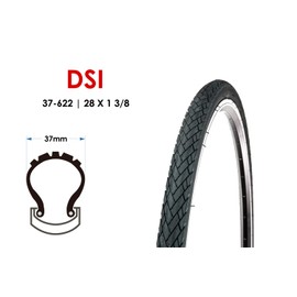 28 Inch DSI 37-622 Bicycle City Sport Tyre Bike 28 x 1.4 Sheath Tyre SRI-114
