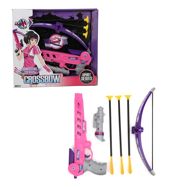 Crossbow Gun with Suction Cup Safety Parent Child Interaction Children