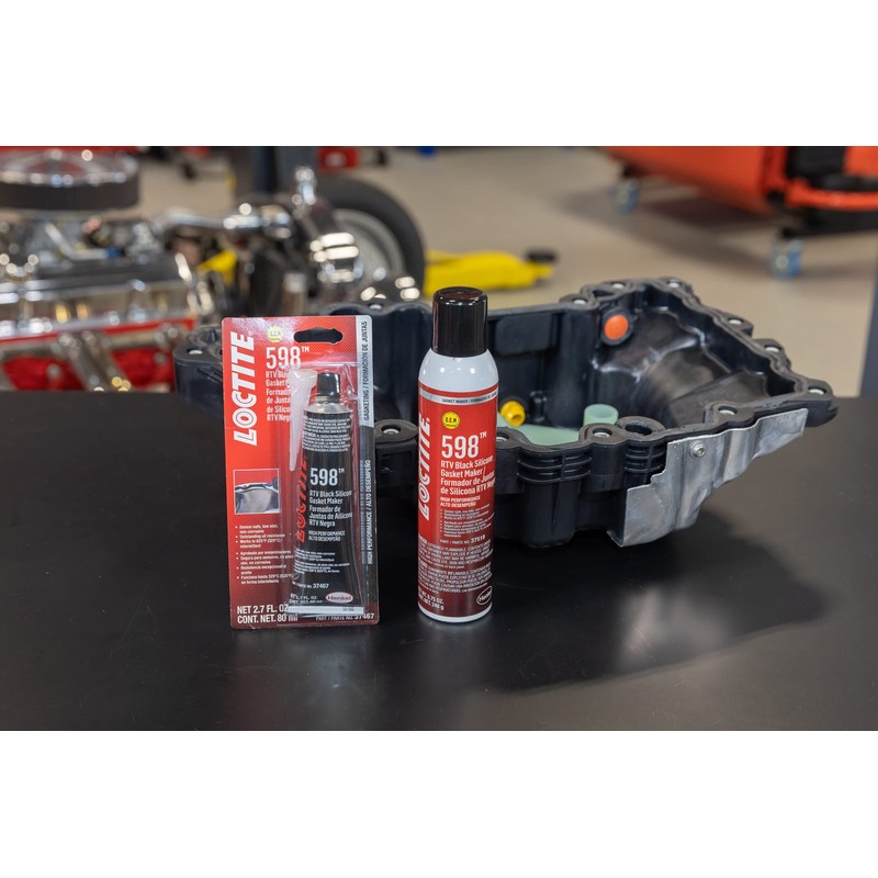LOCTITE Automotive RTV Silicone Gasket Maker Black 598 - High