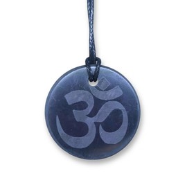 Chrygema – Natural Shungite Stone 100% Russia (OM 30 mm Pendant)