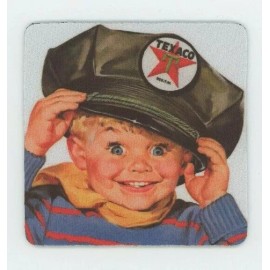 Texaco Gas Station Cute 1950s Style Advertising COASTER -
