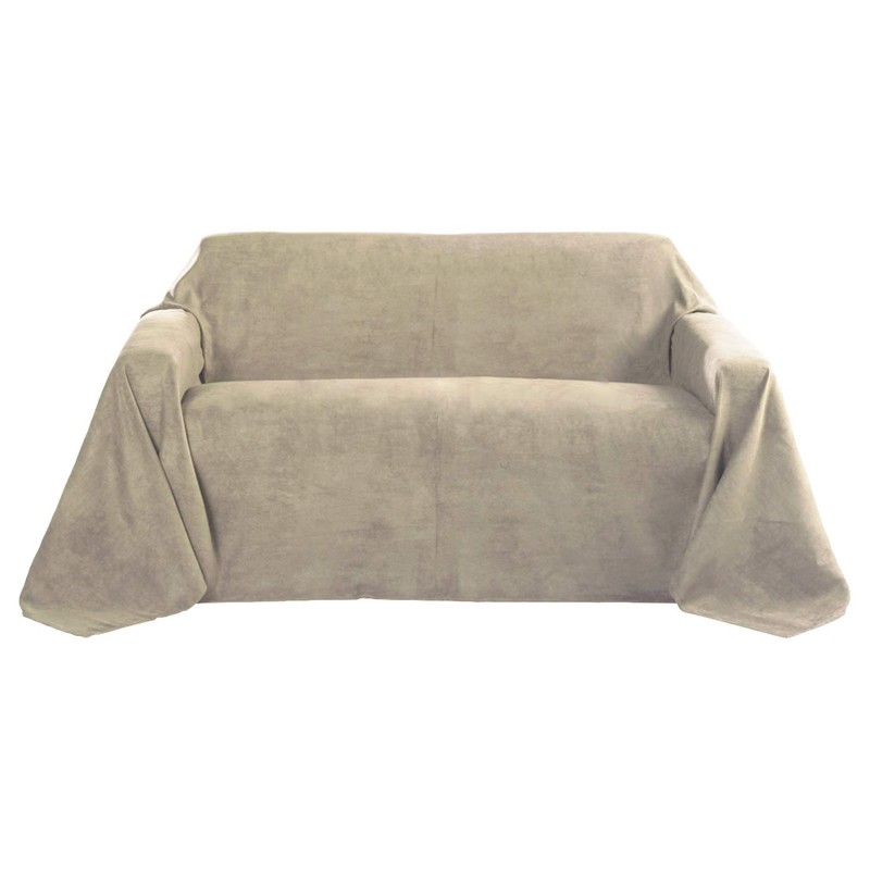 Beautissu Romantica Blanket 210 cm x 280 cm in Suede-Look