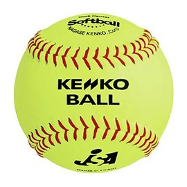 Nagasekenko S3H-Y Kenko Softball Leather No. 3, Yellow, 1 Piece