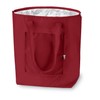 PromotionGift - Reusable Foldable Cooler, Shopping, Beach Bag Light and Durable, with Inner Aluminium Lining for Perfect Cooling Function - 25L (burgundy)