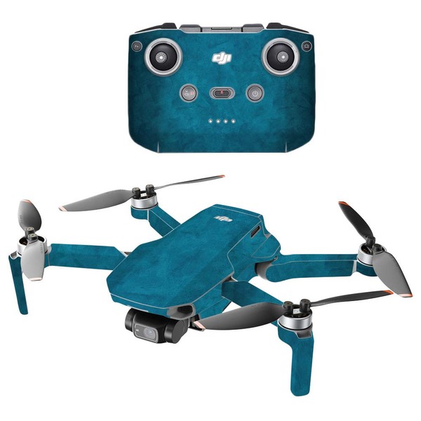MightySkins Compatible with DJI Mini 2 Portable Drone - Blue