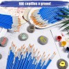 Set 100 Pinceles Para Dibujo Acuarela Acrílico Oleo Gouache