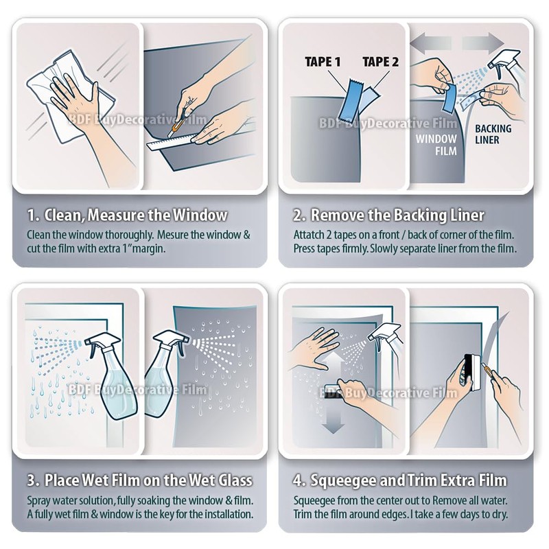 BDF NSN70 Window Film Transparent High Heat Rejection & UV