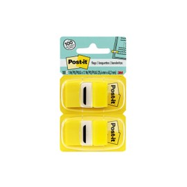 Post-it Flags Value Pack, 50/Dispenser, 12 Dispensers/Pack, 1 in Wide, Green (680-GN12)