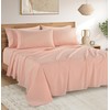Casa Platino 100% Cotton Sheets Queen Size Set - 6