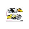 4R Quattroerre.it Sticker Eagle Chequered 10 x 12 cm