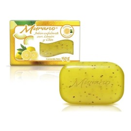 Jabón Barra Murano Limón Chía Natural Hipoalergénico 150g