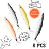 Outus 2 Pcs Fish Pencil Case and 8 Pcs Fish